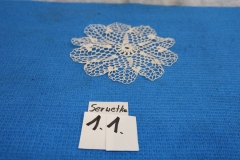 Serwetka 11a biała robiona na szydełku