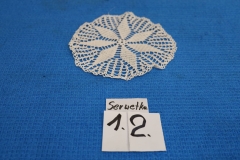 Serwetka 12a biała robiona na szydełku