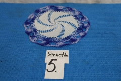 Serwetka 5a kolorowa robiona na szydełku