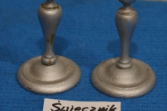 Świecznik 9a metalowy komplet