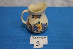 Dzbanek 3a ceramiczny malowany