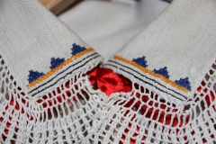 Koszula 36l damska - kołnierzyk haftowany