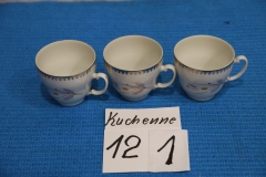 Kuchenne 121a filiżanki ceramiczne malowane 3szt