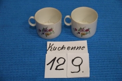 Kuchenne 129a filiżanki ceramiczne malowane 2szt