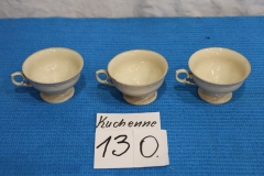 Kuchenne 130a filiżanki ceramiczne malowane 3szt