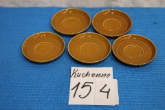 Kuchenne 154a ceramiczne talerzyki pod filiżanki 5 sztuk