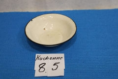 Kuchenne 85a miska metalowa polewana do jedzenia