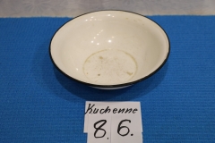 Kuchenne 86a miska metalowa polewana do jedzenia