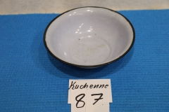 Kuchenne 87a miska metalowa polewana do jedzenia