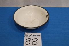 Kuchenne 88a miska metalowa polewana do jedzenia