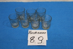 Kuchenne 89a kieliszki setkowe grube PRL