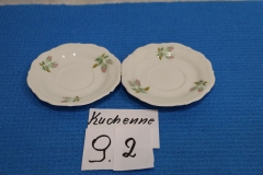 Kuchenne 92a talerzyki ceramiczne malowane pod filiżanki 2 szt.