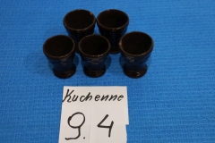 Kuchenne 94a kieliszki ceramiczne ozdobne 5 szt.