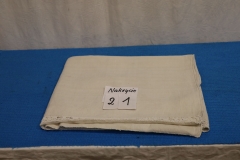 Nakrycie 21a na łóżko białe lniane