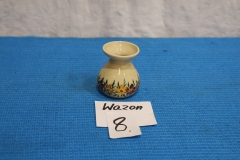 Wazon 8a ceramiczny malowany mały