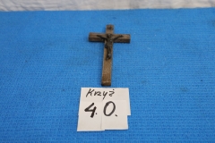 Krzyż 40a drewniany