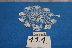 Serwetka 111 biała robiona na szydełku