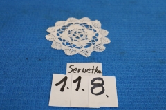 Serwetka 118 biała robiona na szydełku