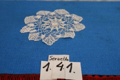 Serwetka 141 biała robiona na szydełku