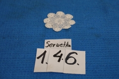 Serwetka 146 biała robiona na szydełku