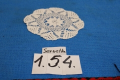 Serwetka 154 biała robiona na szydełku