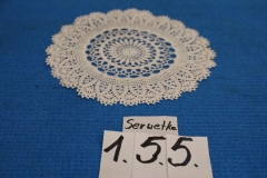 Serwetka 155 biała robiona na szydełku