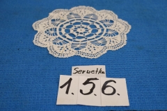 Serwetka 156 biała robiona na szydełku