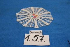 Serwetka 157 biała robiona na szydełku