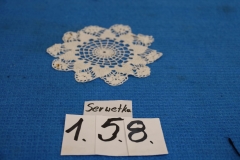 Serwetka 158 biała robiona na szydełku
