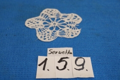 Serwetka 159 biała robiona na szydełku