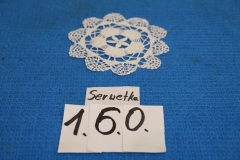 Serwetka 160 biała robiona na szydełku