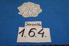Serwetka 164 biała robiona na szydełku