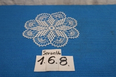 Serwetka 168 biała robiona na szydełku