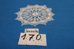 Serwetka 170 biała robiona na szydełku