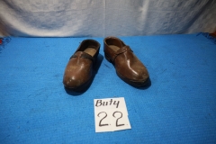 Buty 22a trepy z podeszwami drewnianymi