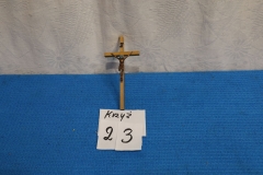 Krzyż 23a drewniany