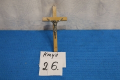 Krzyż 26a drewniany