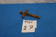Krzyż 27a drewniany