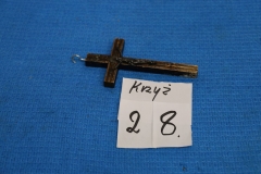 Krzyż 28a drewniany