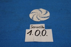 Serwetka 100a biała robiona na szydełku