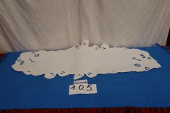 Serwetka 105a biała robiona na szydełku