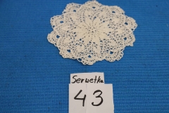 Serwetka 43a biała
