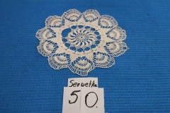 Serwetka 50a biała