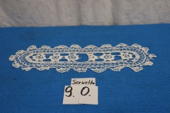 Serwetka 90a biała robiona na szydełku