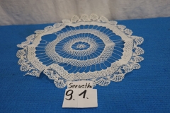 Serwetka 91a biała robiona na szydełku