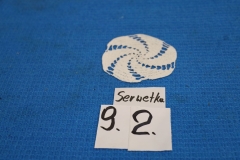 Serwetka 92a biała robiona na szydełku