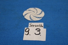 Serwetka 93a biała robiona na szydełku