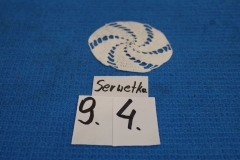 Serwetka 94a biała robiona na szydełku