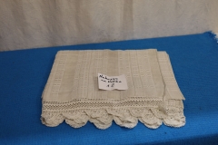 Nakrycie 12a lniane białe na łóżko