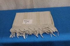 Nakrycie 9a lniane białe na łóżko